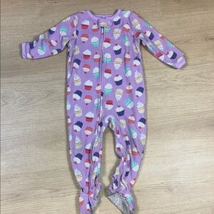 Carter's Lavender Cupcake Print Footie ASO The Vampire Diaries/Legacies 24months